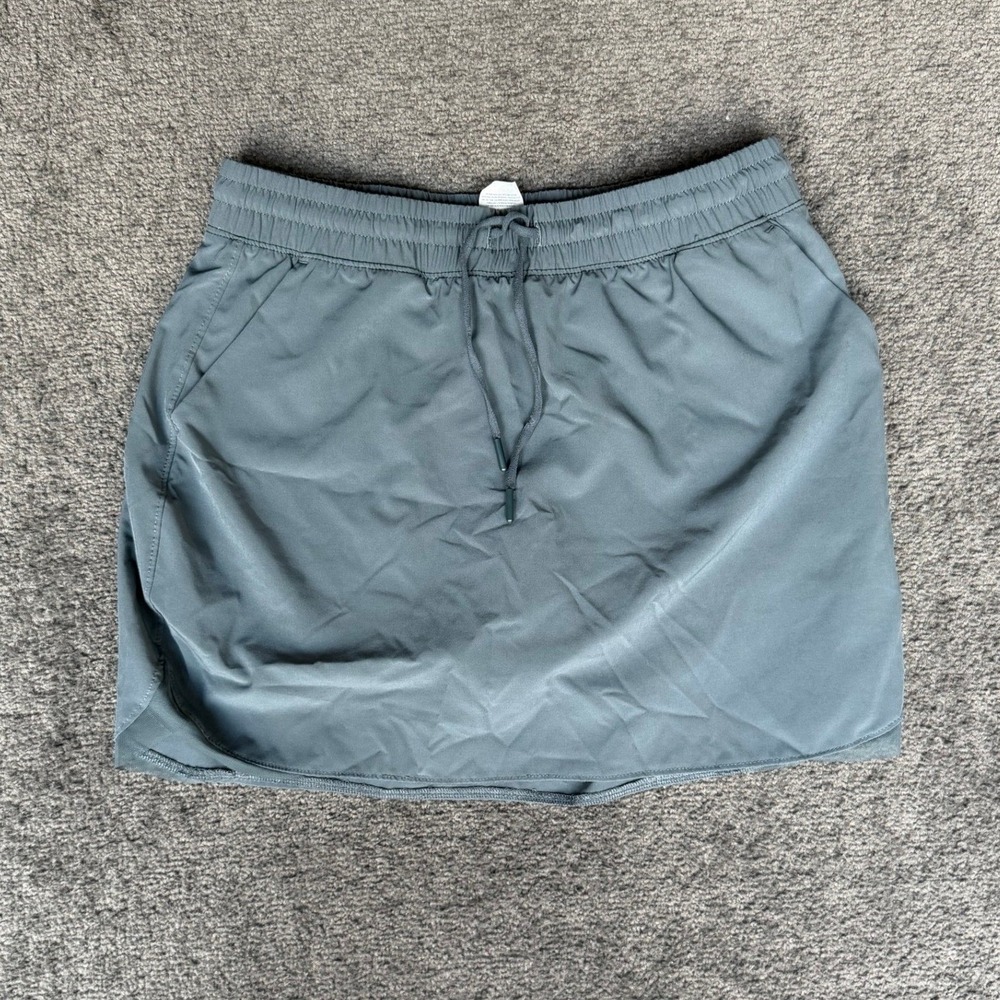 Apana Womens Green Athletic Skort Size M Pockets Mesh Detail Tennis Golf Running